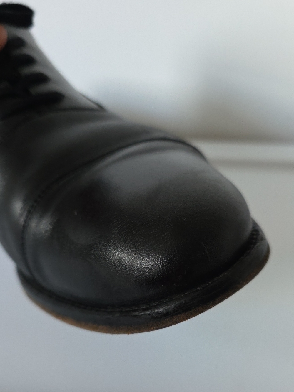 Mens Thursday Boot Co. Black Leather Chairman Dress Shoes - US 15 Wide - Picture 8 of 13
